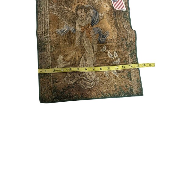 Manual Woodworkers Angel Of Light Tapestry With Lights Wall Hanging 13x18” New - Picture 9 of 9